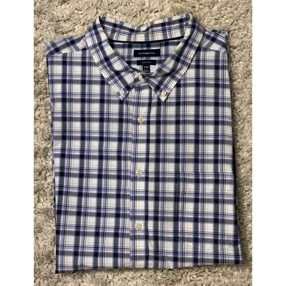 ⭐️Men’s Croft & Barrow Button Down Shirt Size 3XB